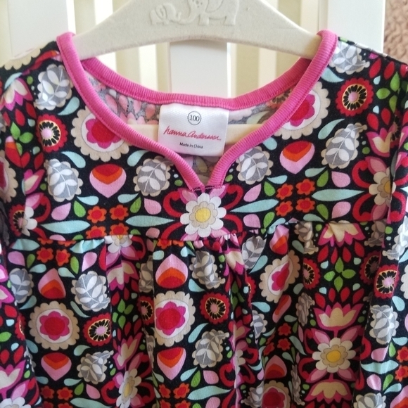 Hanna Andersson | 100% Cotton Floral Dress - Picture 3 of 5